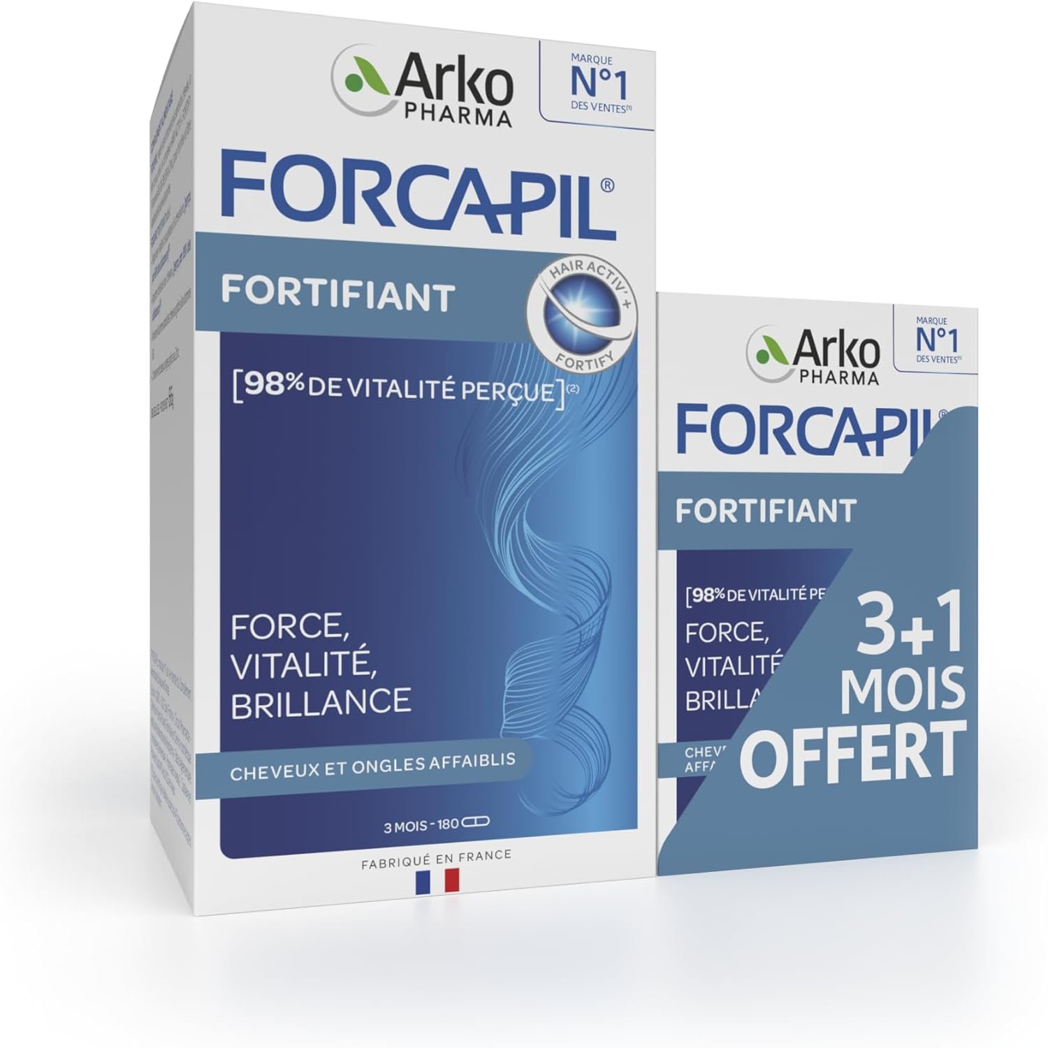 Forcapil cheveux et ongles pour une peau éclatante et cheveux brillants