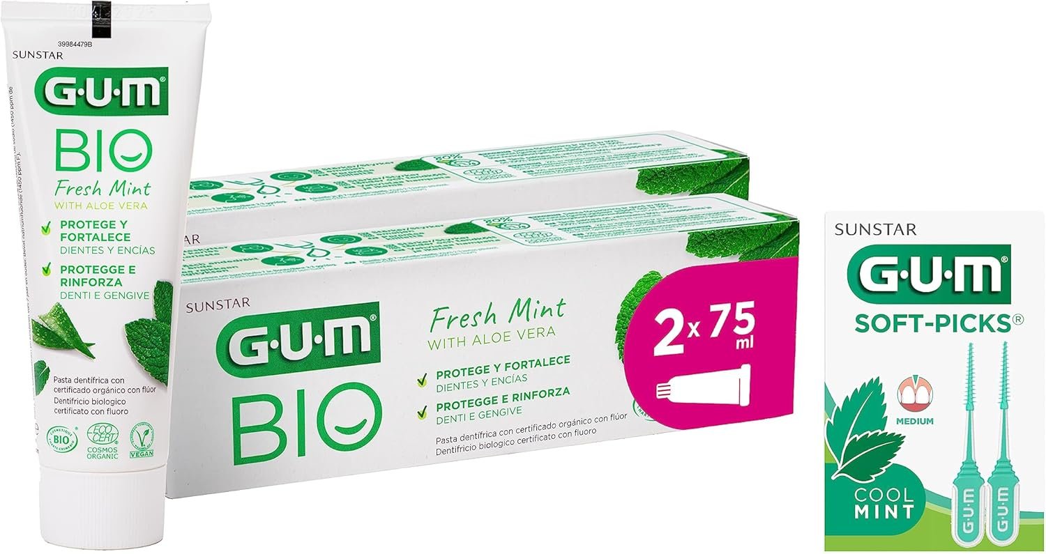 dentifrice gum bio , protection des dents et gencives naturellement
