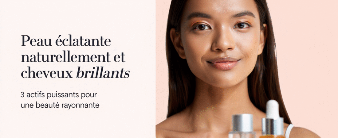 Peau éclatante et cheveux brillants : 3 secrets naturels puissants