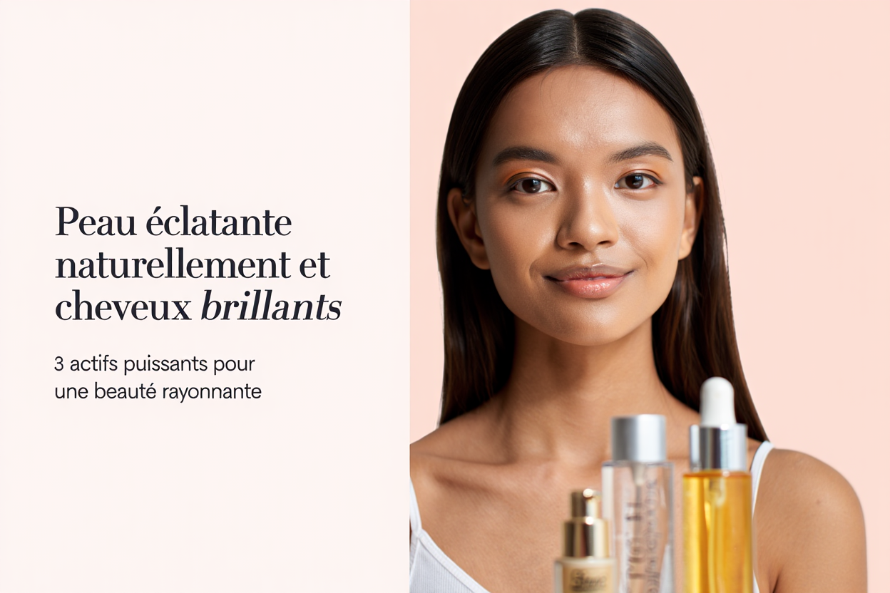 Peau éclatante et cheveux brillants : 3 secrets naturels puissants