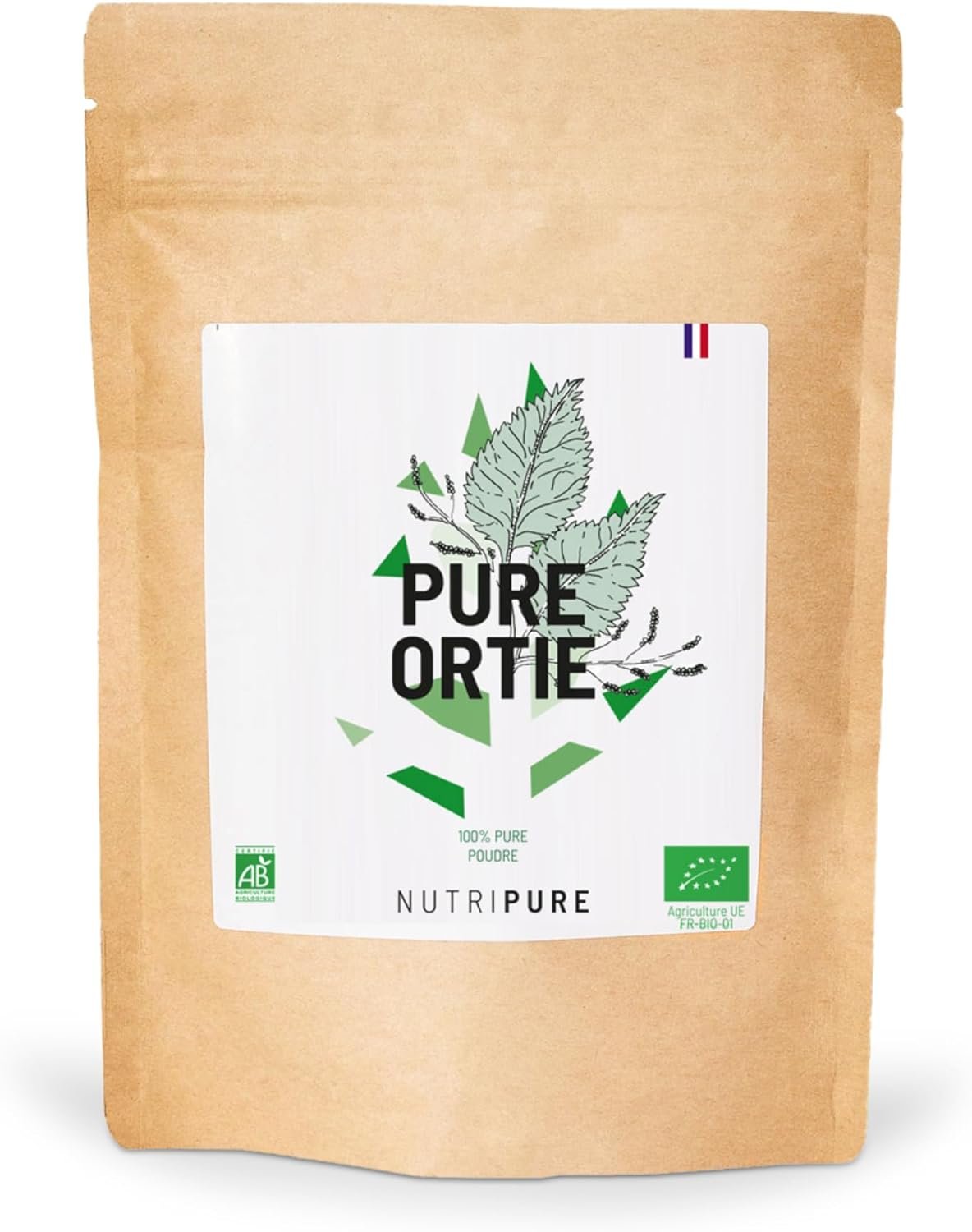 Poudre d’ortie naturelle pour réduire l’inflammation et apaiser les symptômes d’allergie