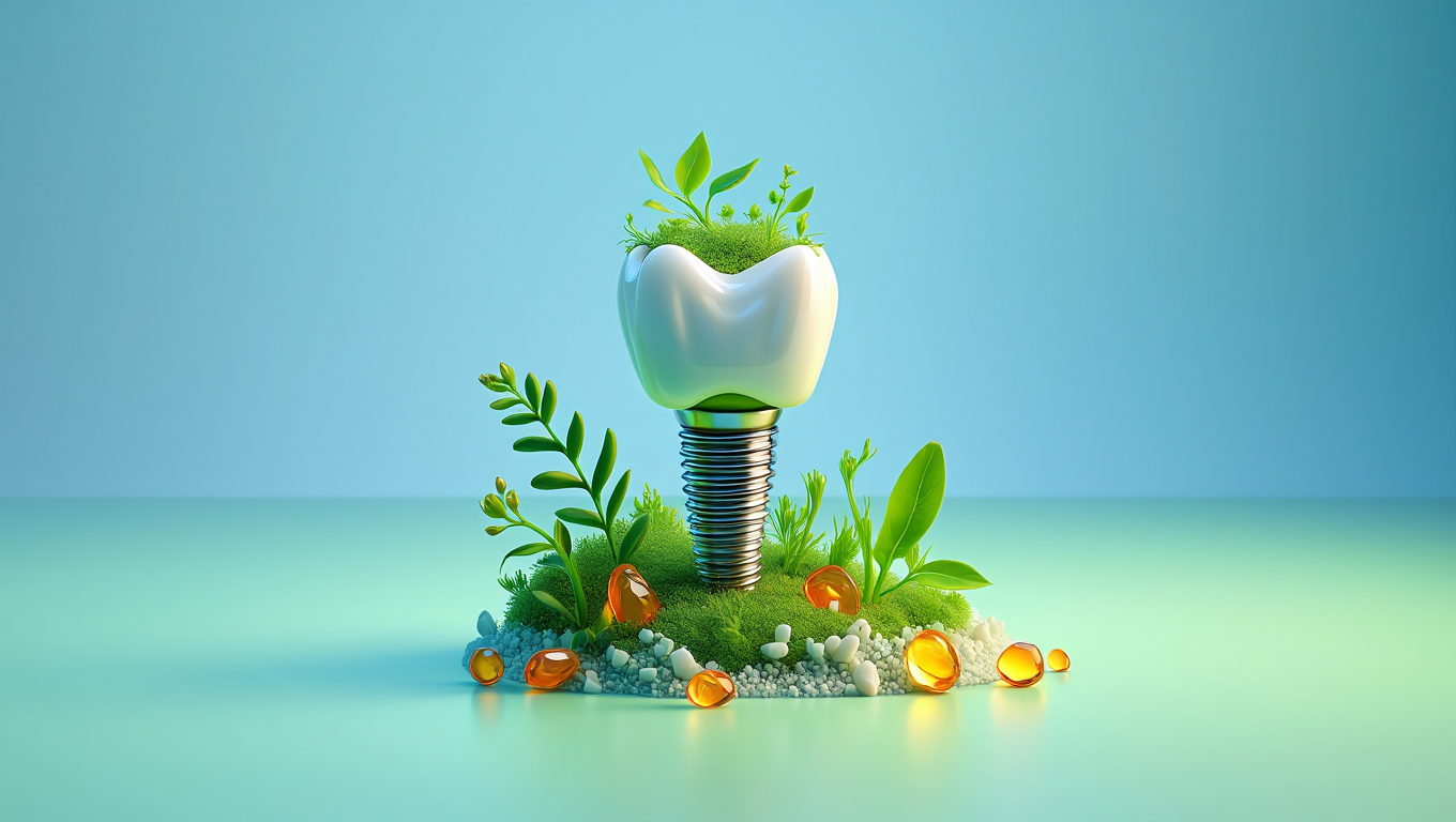 IMPLANT DENTAIRE BIOCOMPATIBLE : 3 soutiens naturels pour optimiser ta cicatrisation